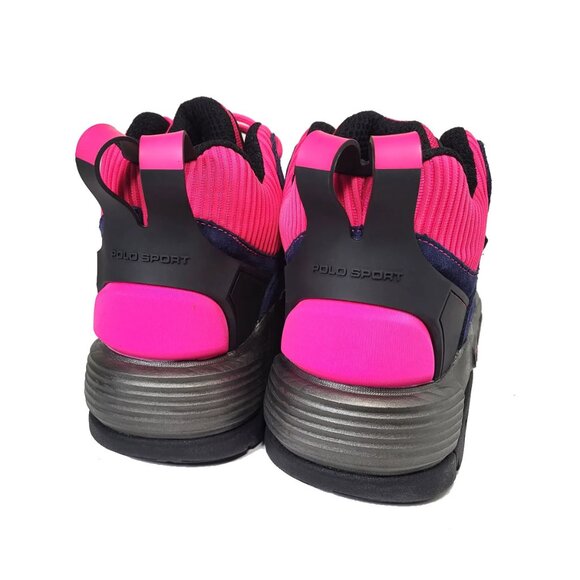 Ralph Lauren Polo Sport PS100 High Top Suede Sneakers